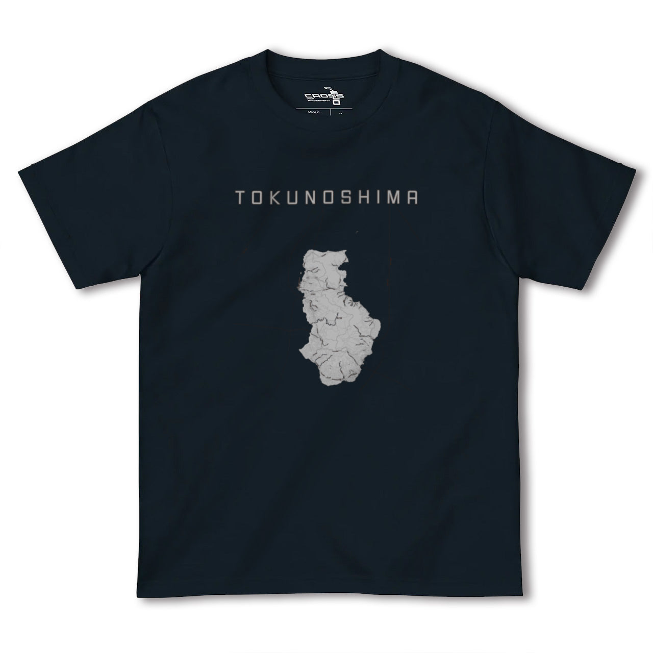 【徳之島(鹿児島県)】地図柄ヘビーウェイトTシャツ