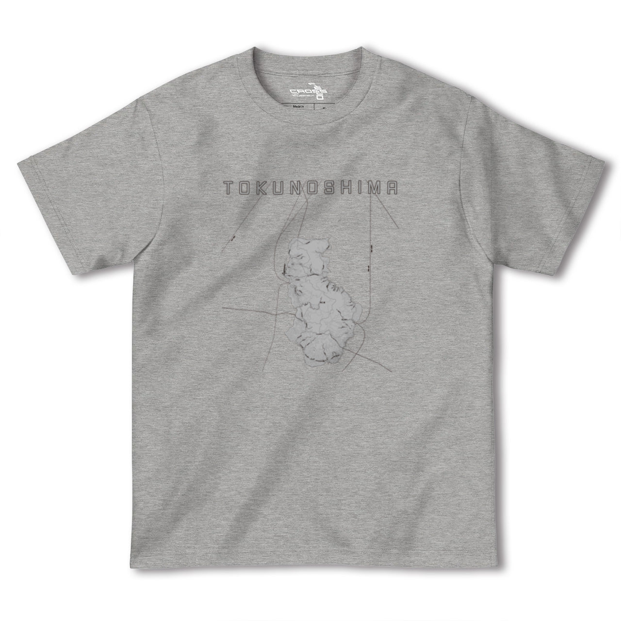【徳之島(鹿児島県)】地図柄ヘビーウェイトTシャツ