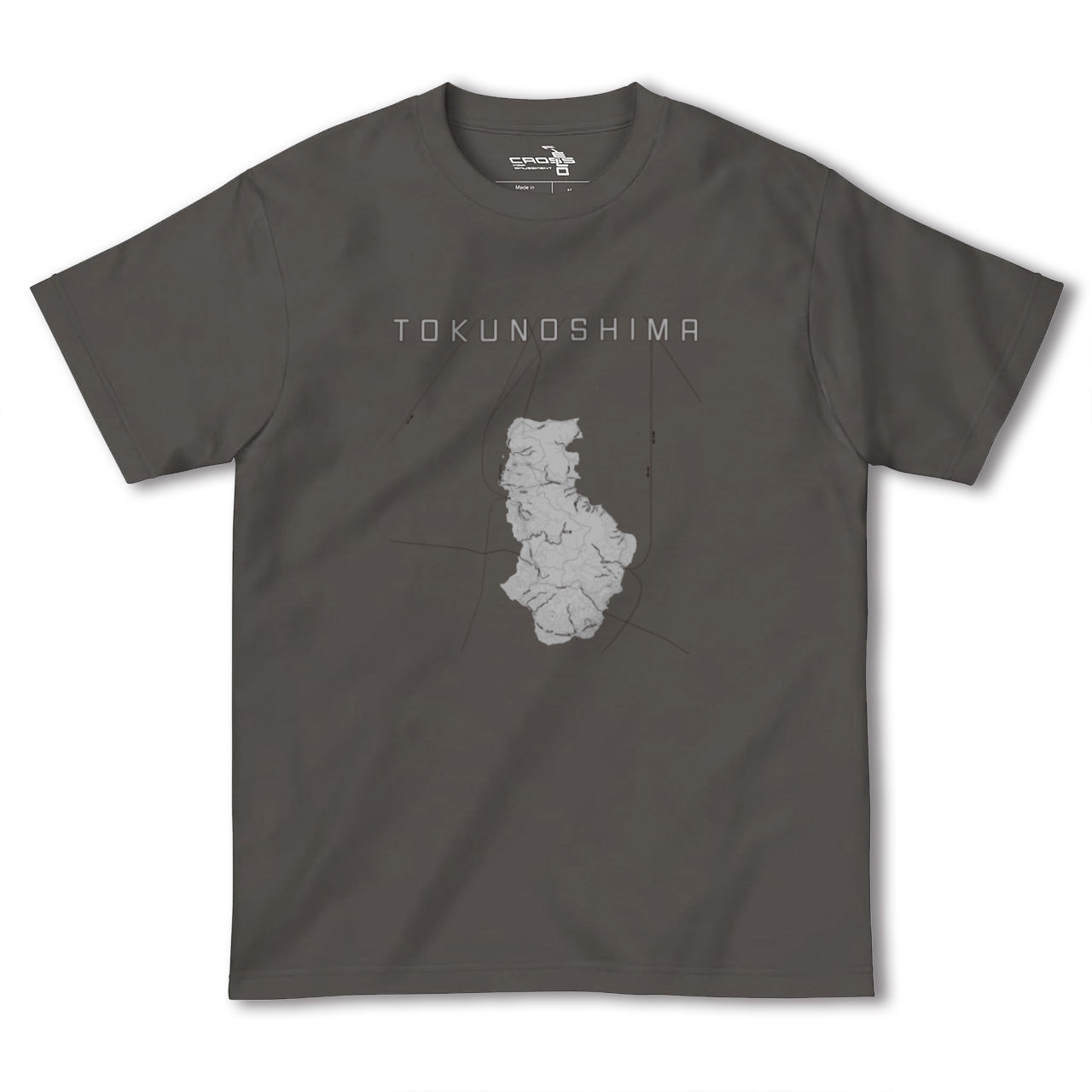 【徳之島(鹿児島県)】地図柄ヘビーウェイトTシャツ