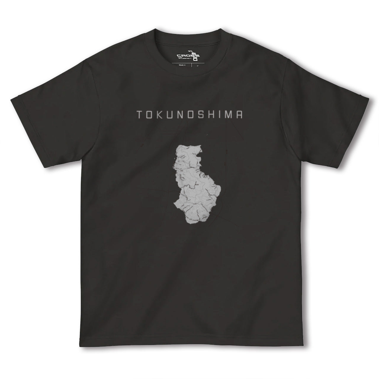 【徳之島(鹿児島県)】地図柄ヘビーウェイトTシャツ