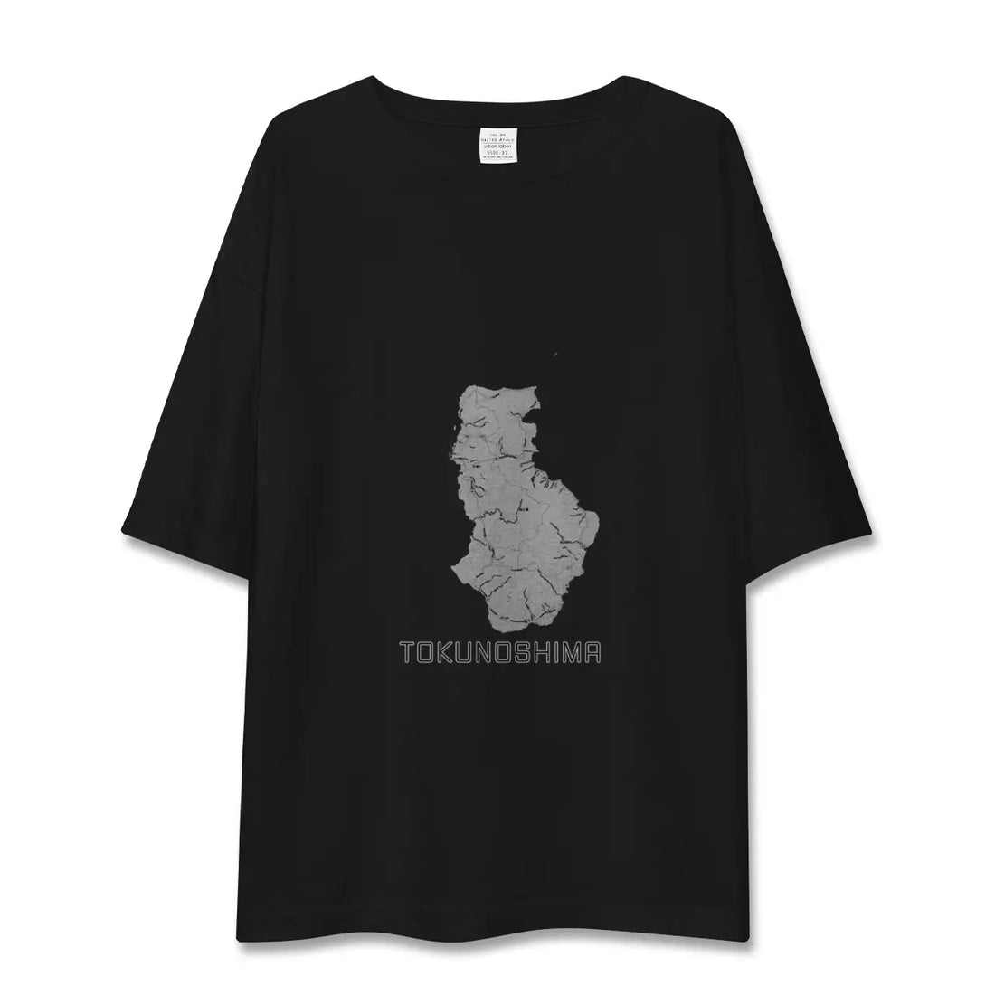 【徳之島(鹿児島県)】地図柄ビッグシルエットTシャツ