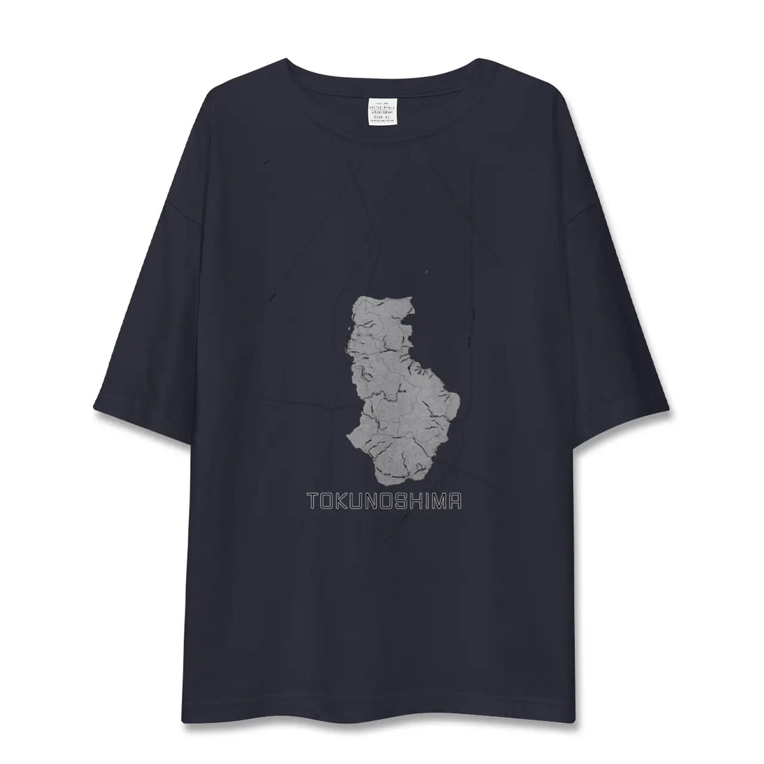 【徳之島(鹿児島県)】地図柄ビッグシルエットTシャツ