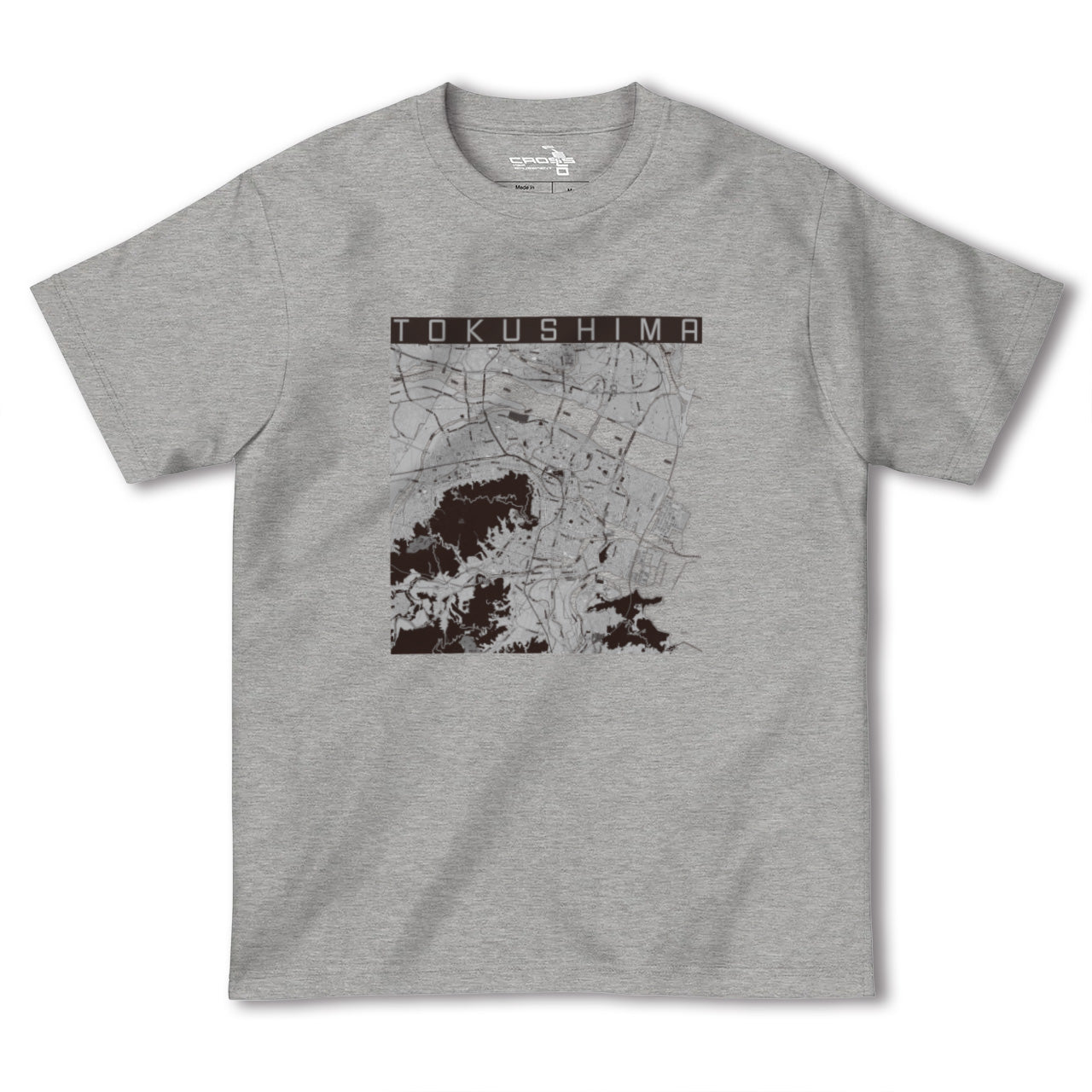 【徳島(徳島県)】地図柄ヘビーウェイトTシャツ