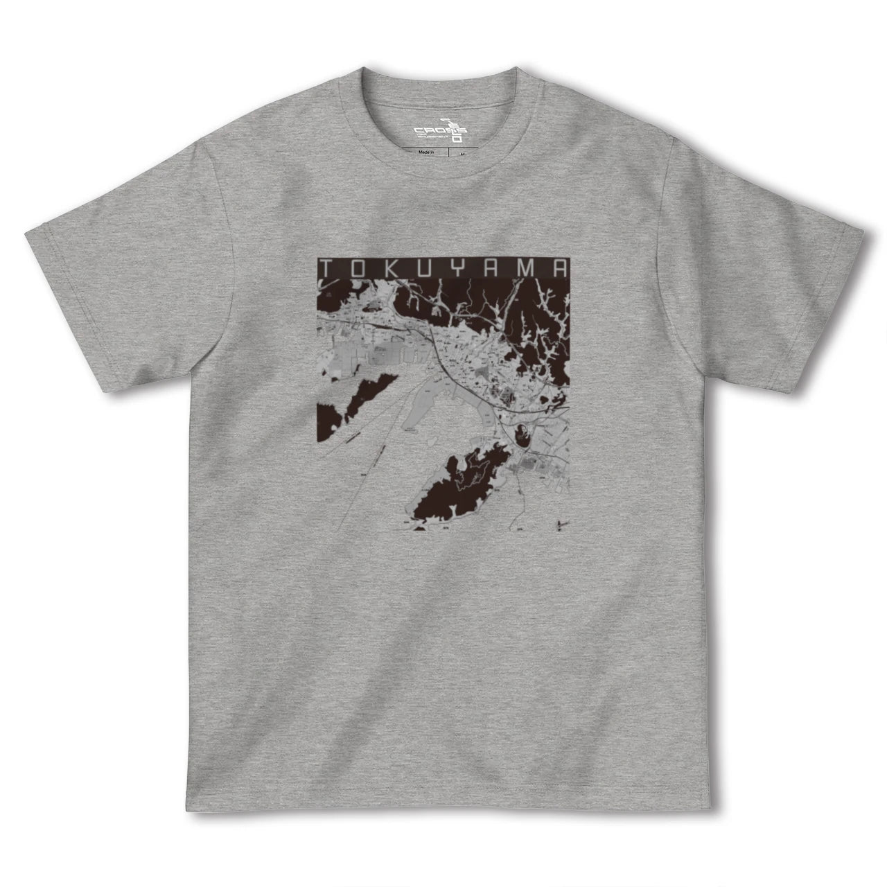 【徳山(山口県)】地図柄ヘビーウェイトTシャツ