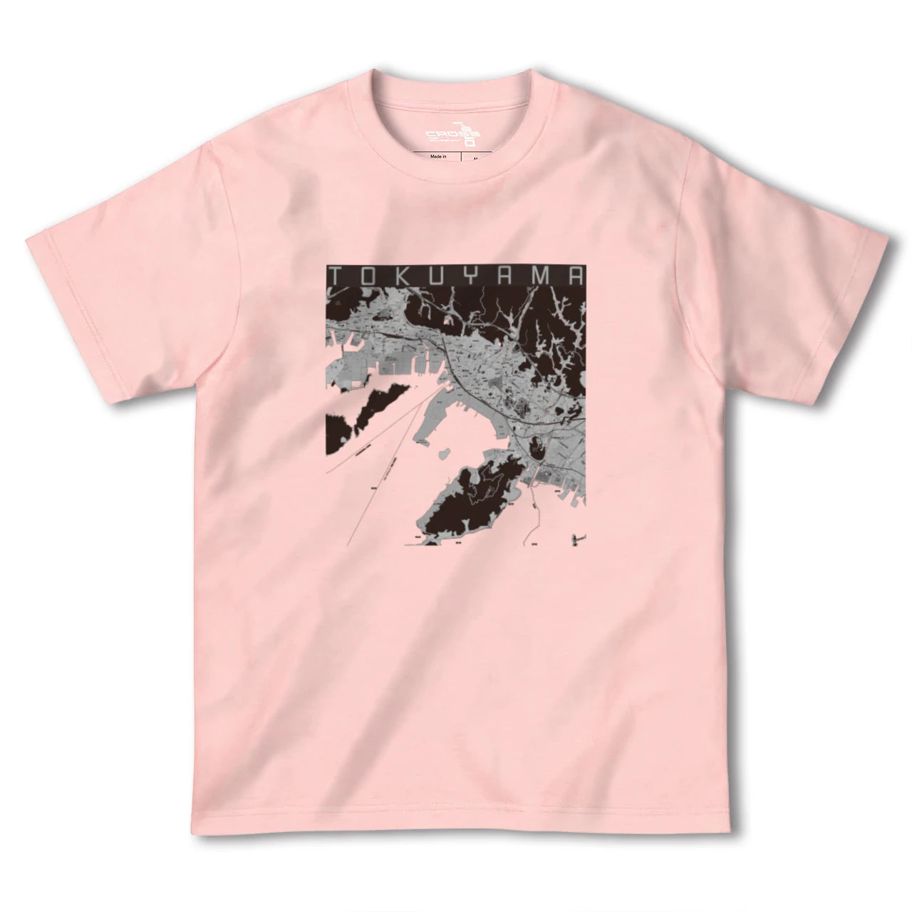 【徳山(山口県)】地図柄ヘビーウェイトTシャツ