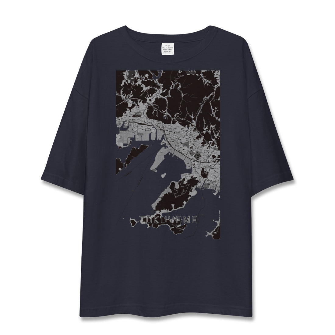 【徳山(山口県)】地図柄ビッグシルエットTシャツ