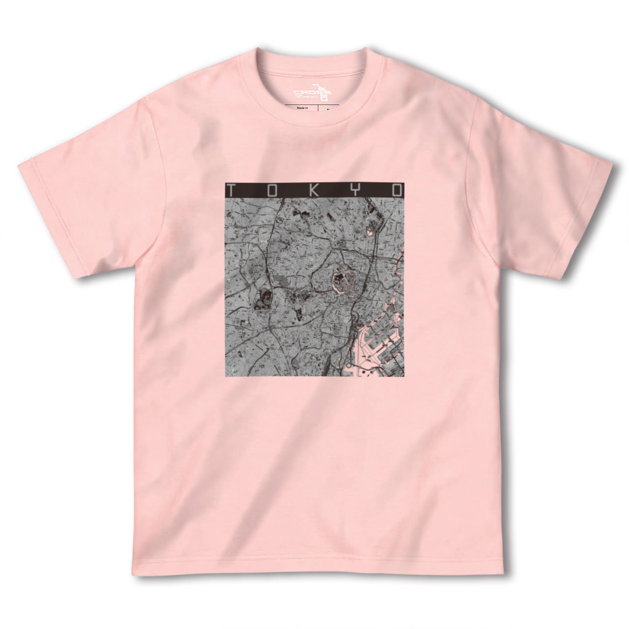 【東京2(東京都)】地図柄ヘビーウェイトTシャツ