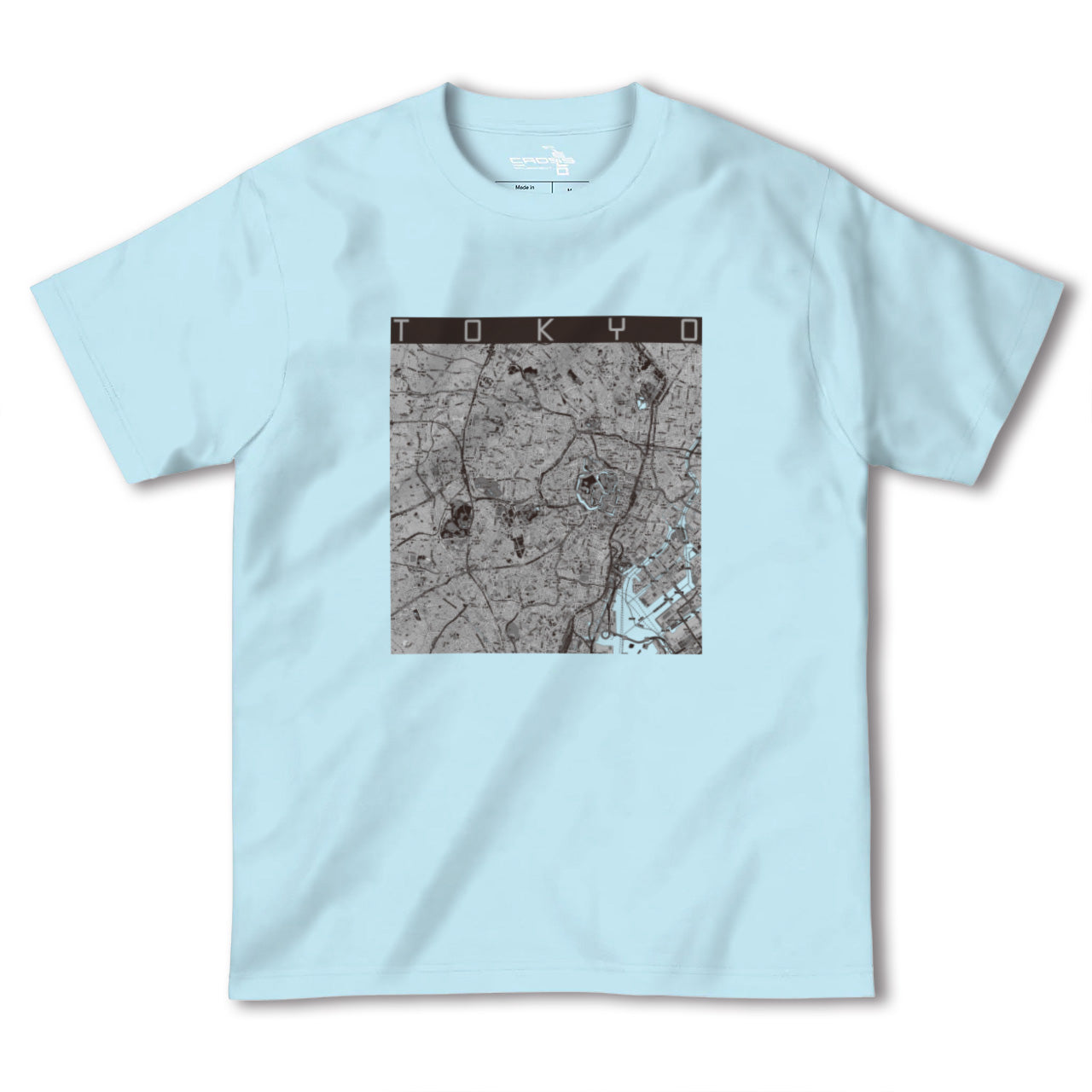 【東京2(東京都)】地図柄ヘビーウェイトTシャツ