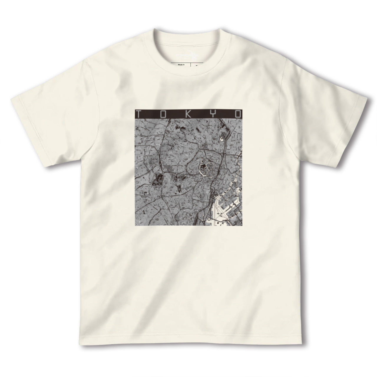 【東京2(東京都)】地図柄ヘビーウェイトTシャツ