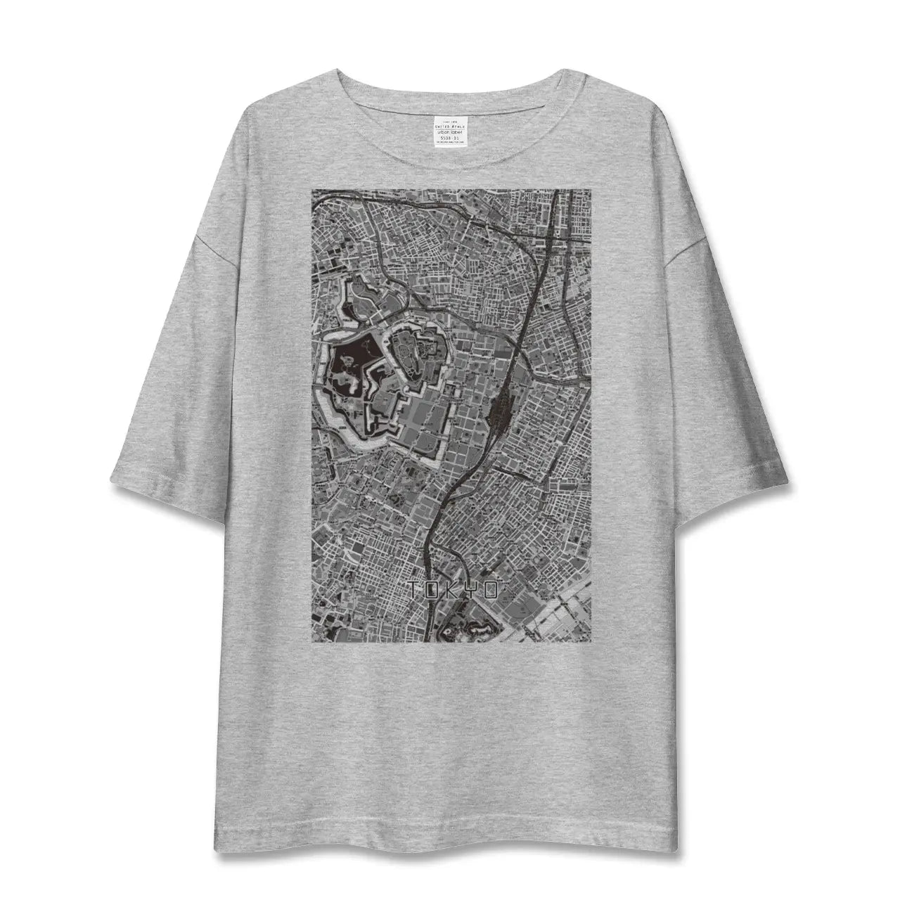 【東京(東京都)】地図柄ビッグシルエットTシャツ