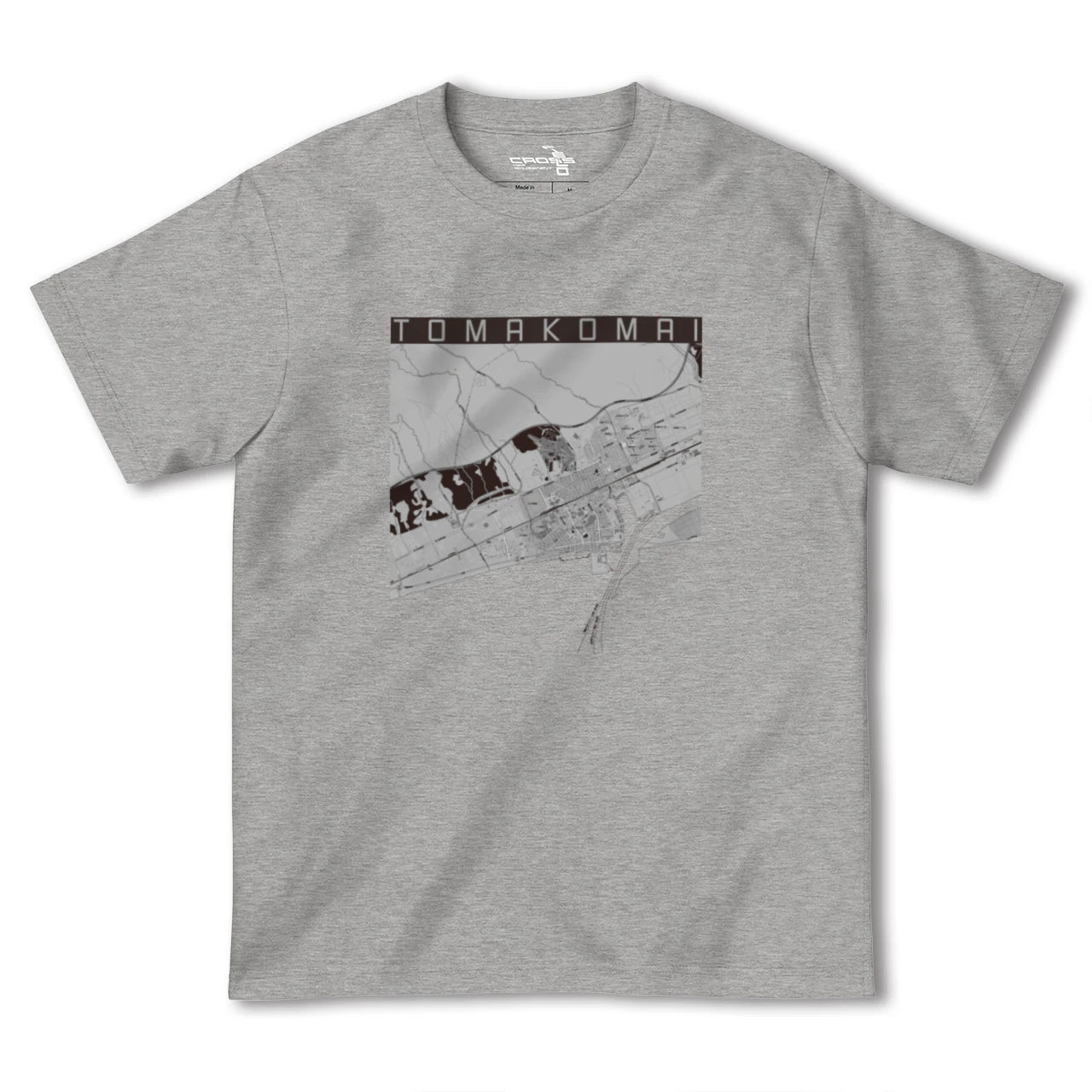 【苫小牧(北海道)】地図柄ヘビーウェイトTシャツ