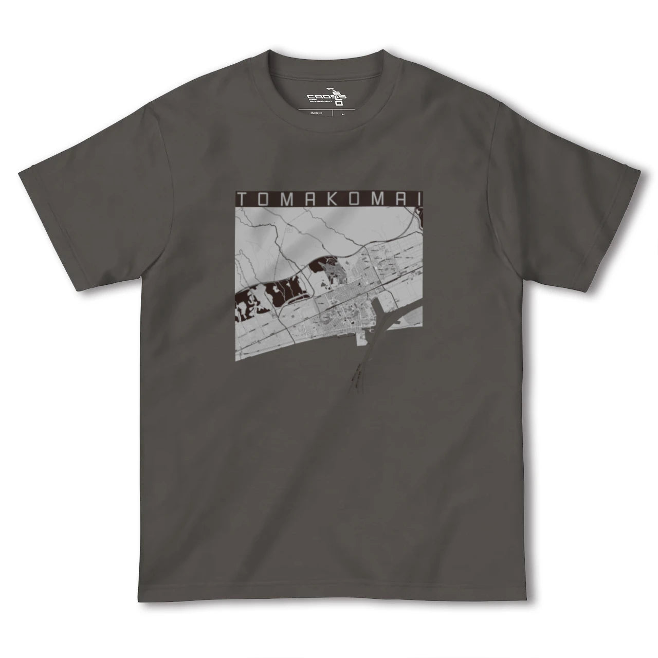【苫小牧(北海道)】地図柄ヘビーウェイトTシャツ