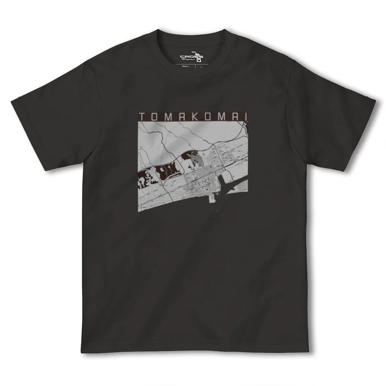 【苫小牧(北海道)】地図柄ヘビーウェイトTシャツ
