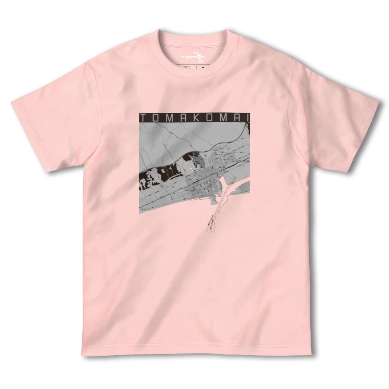 【苫小牧(北海道)】地図柄ヘビーウェイトTシャツ