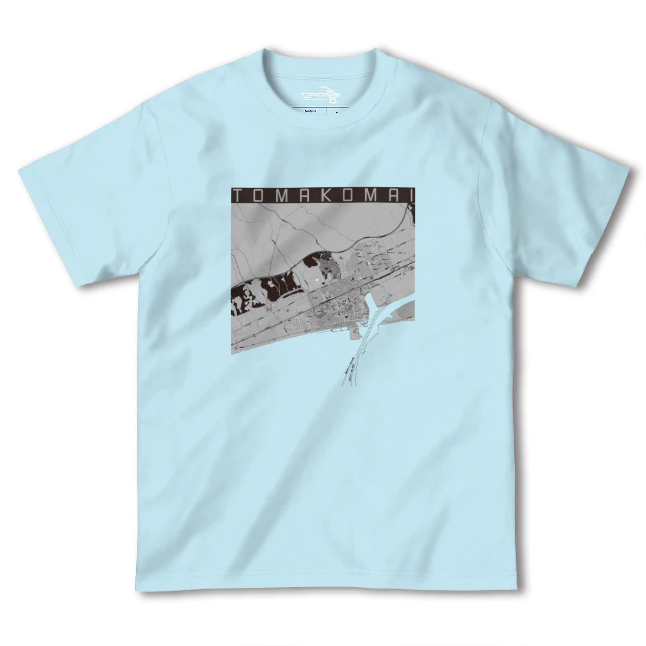 【苫小牧(北海道)】地図柄ヘビーウェイトTシャツ