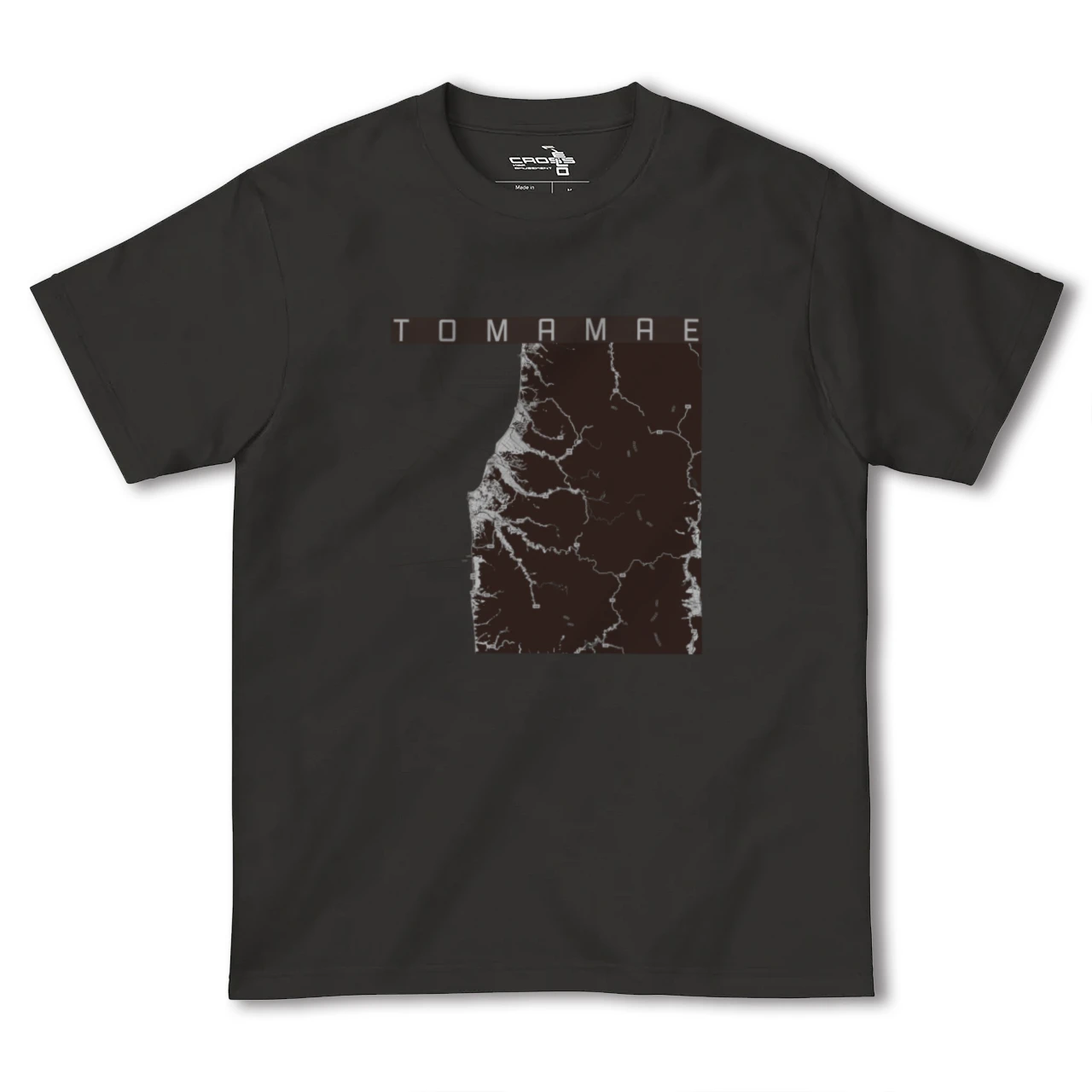 【苫前(北海道)】地図柄ヘビーウェイトTシャツ