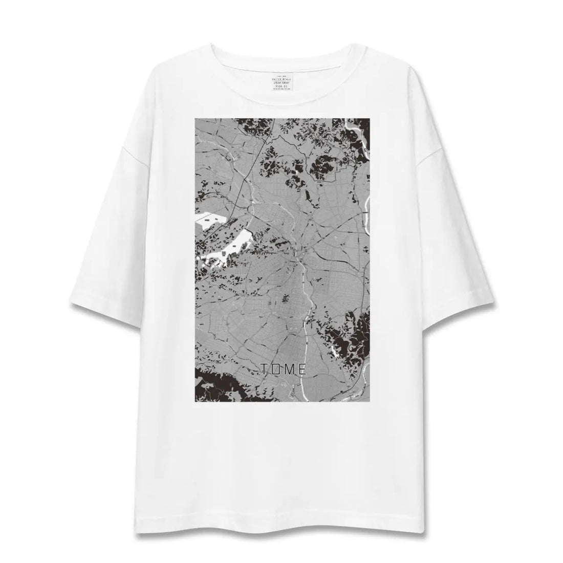 【登米(宮城県)】地図柄ビッグシルエットTシャツ