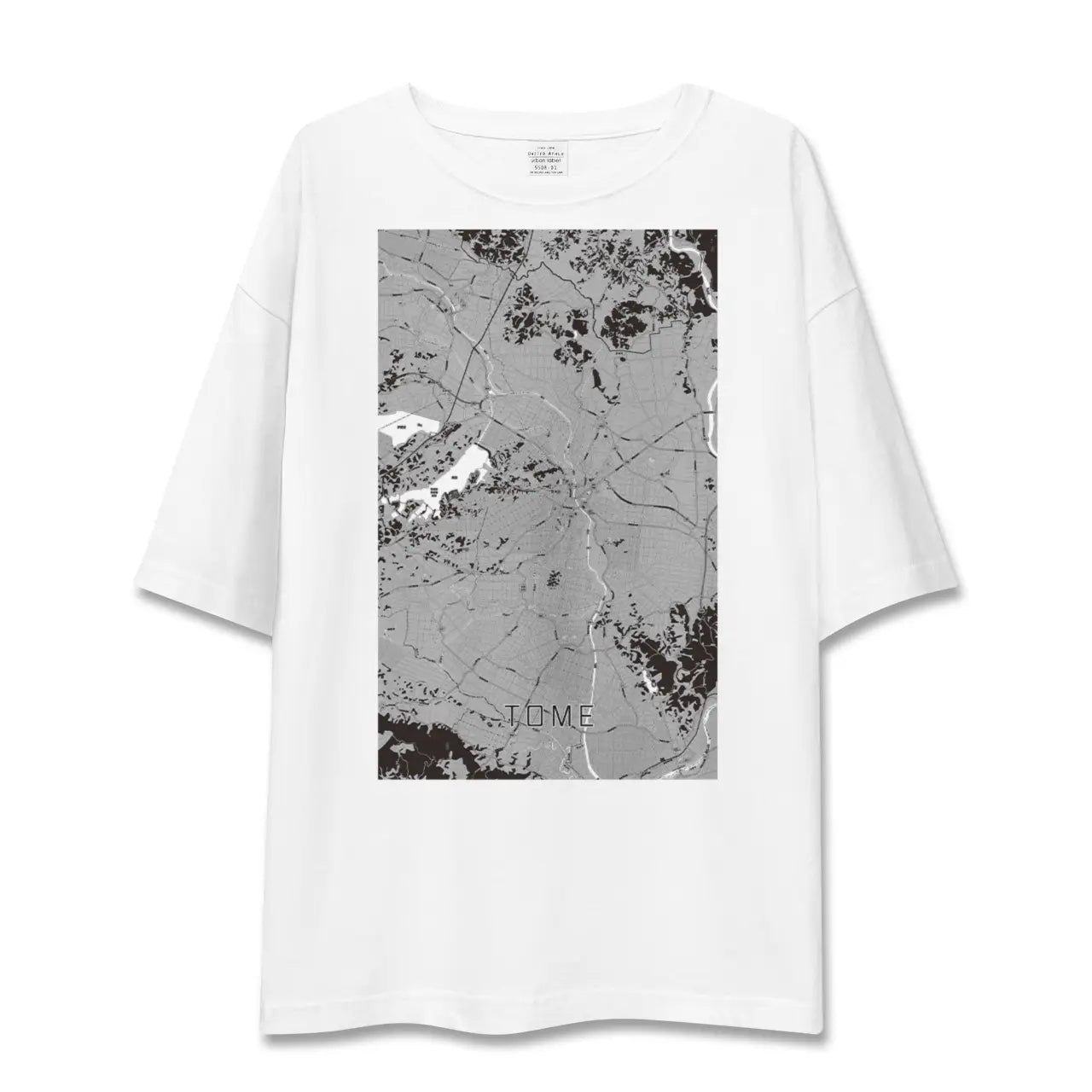 【登米(宮城県)】地図柄ビッグシルエットTシャツ