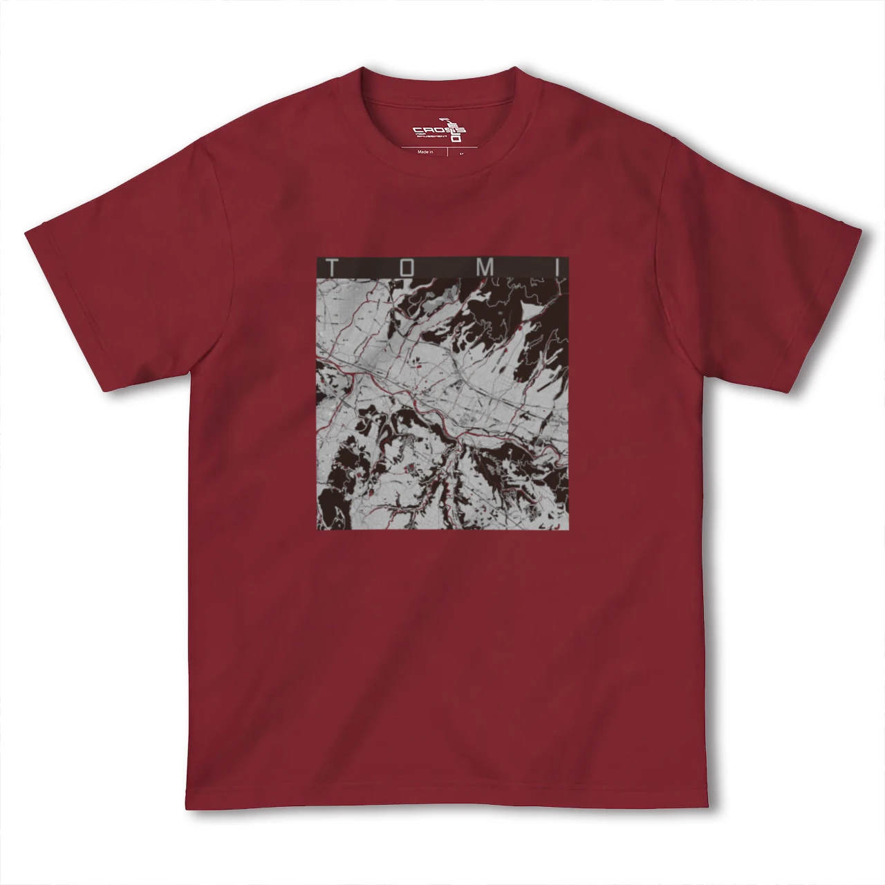 【東御(長野県)】地図柄ヘビーウェイトTシャツ