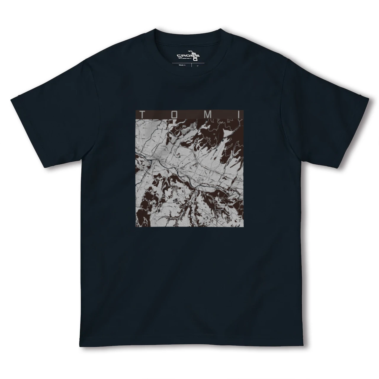 【東御(長野県)】地図柄ヘビーウェイトTシャツ