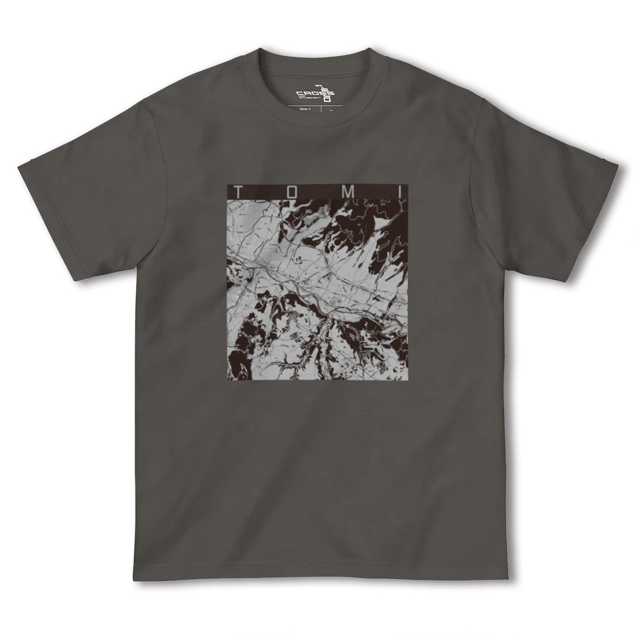 【東御(長野県)】地図柄ヘビーウェイトTシャツ