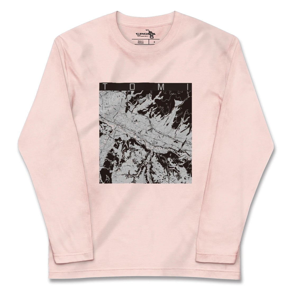 【東御(長野県)】地図柄ロングスリーブTシャツ