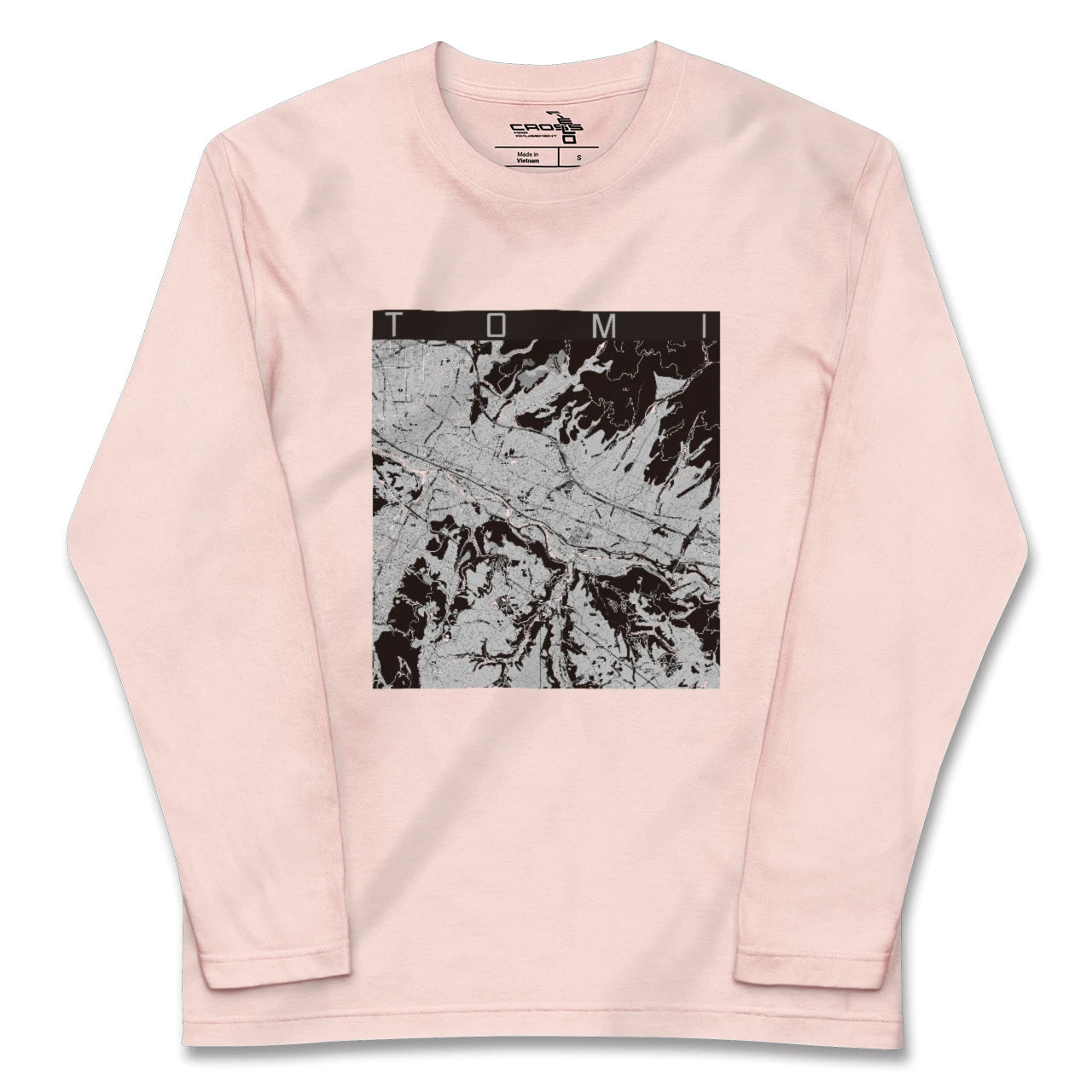 【東御(長野県)】地図柄ロングスリーブTシャツ