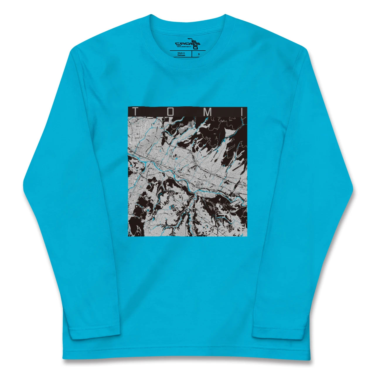 【東御(長野県)】地図柄ロングスリーブTシャツ