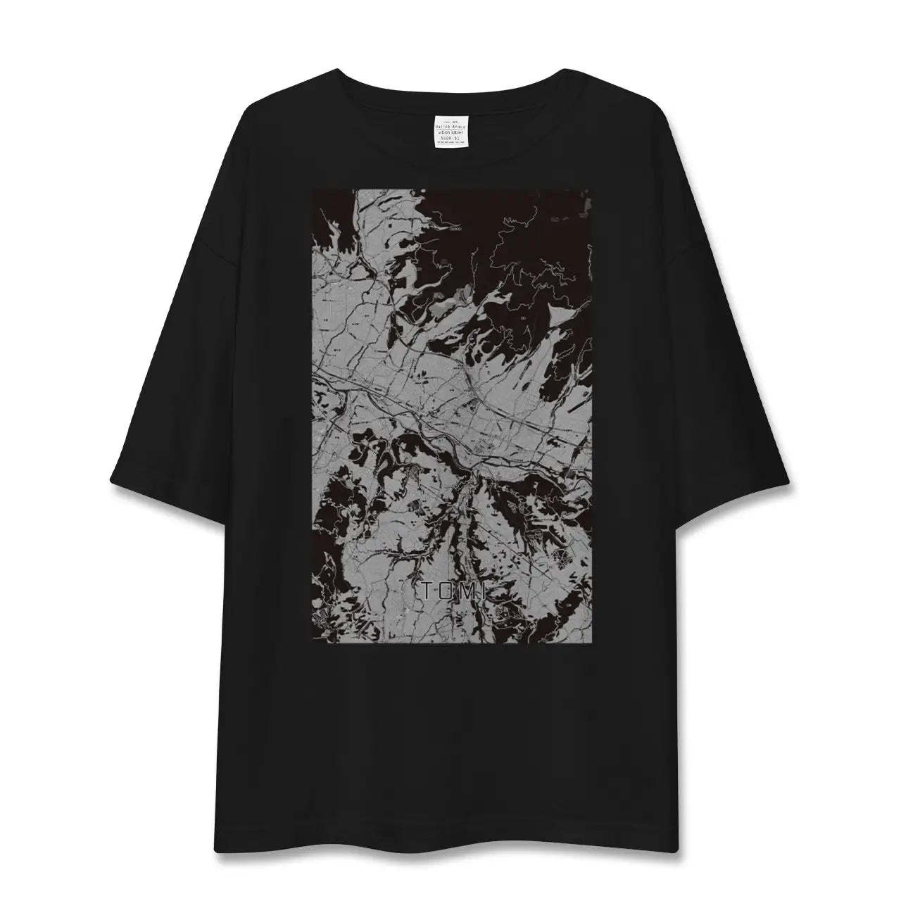 【東御(長野県)】地図柄ビッグシルエットTシャツ
