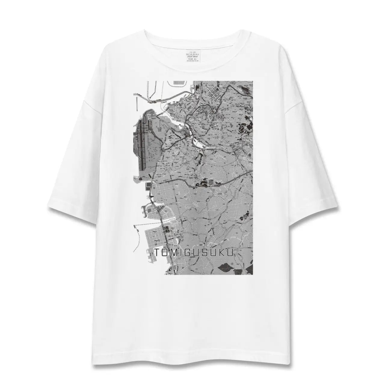 【豊見城(沖縄県)】地図柄ビッグシルエットTシャツ