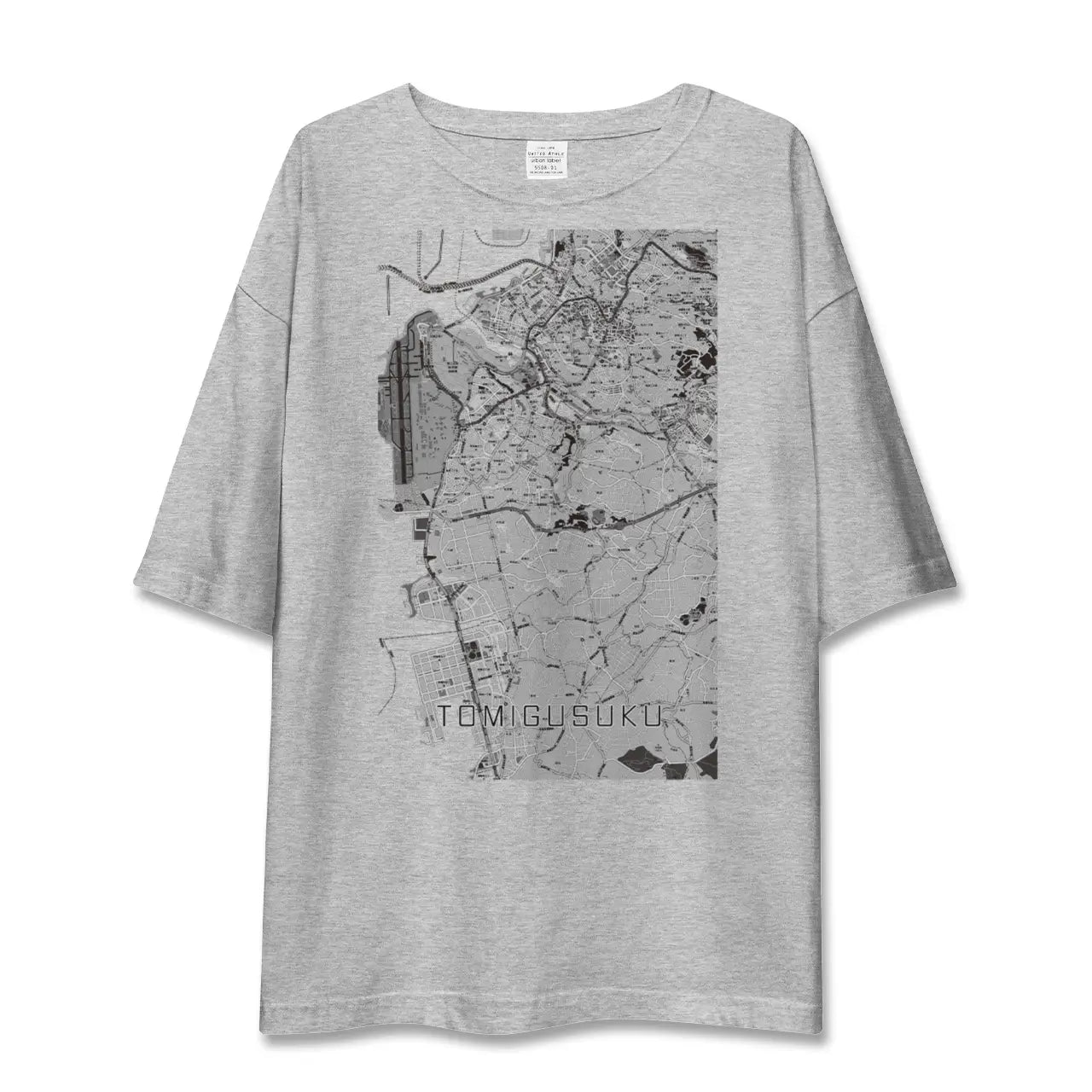 【豊見城(沖縄県)】地図柄ビッグシルエットTシャツ