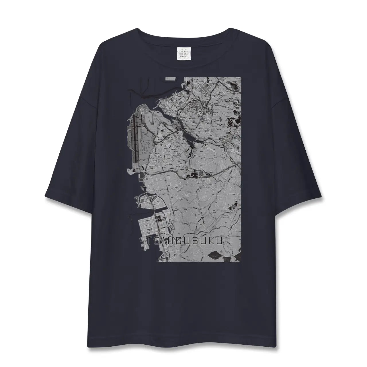 【豊見城(沖縄県)】地図柄ビッグシルエットTシャツ
