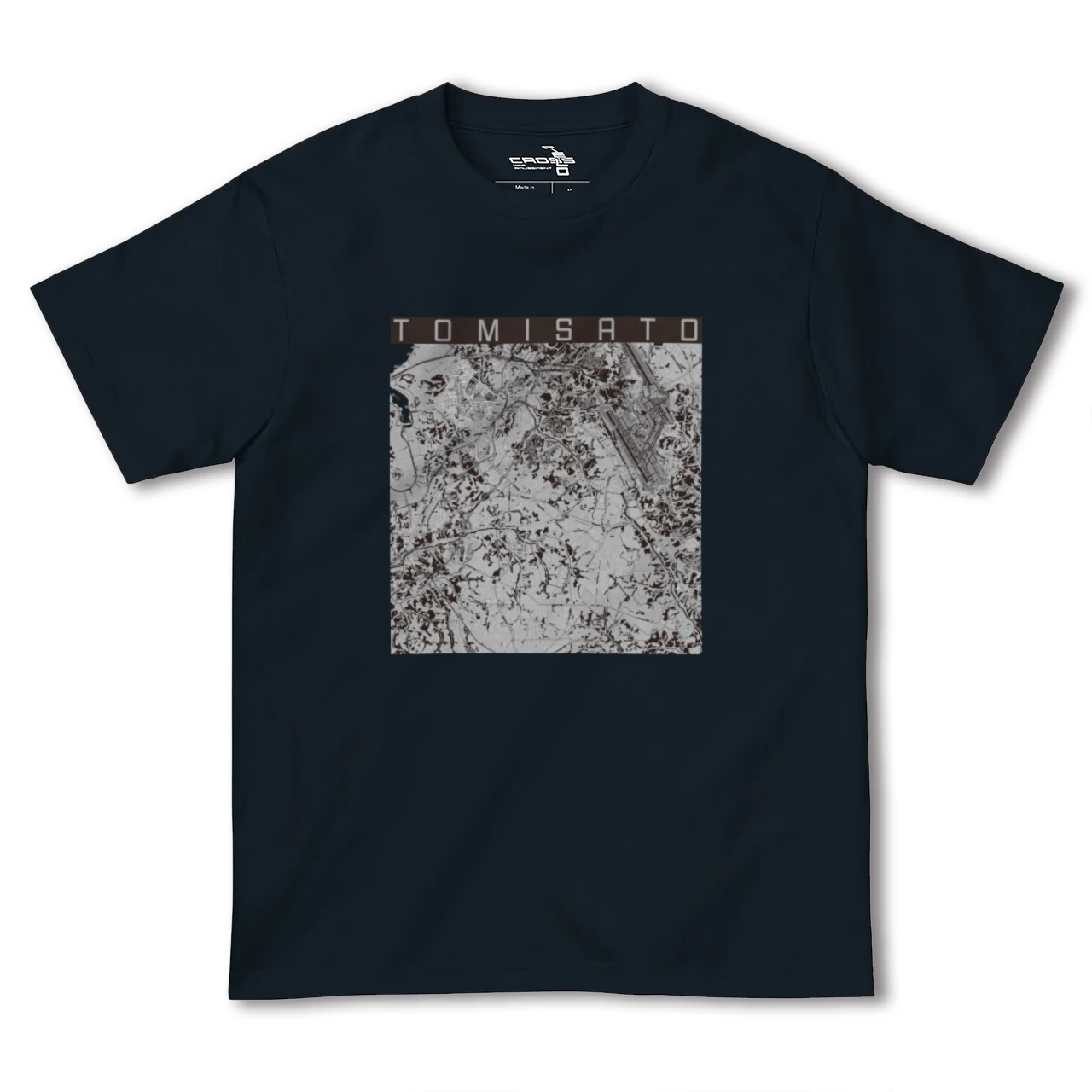 【富里(千葉県)】地図柄ヘビーウェイトTシャツ