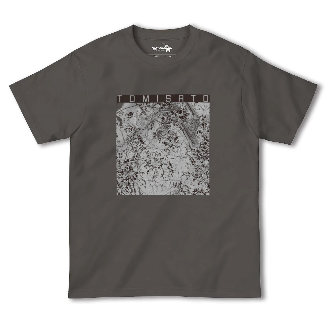 【富里(千葉県)】地図柄ヘビーウェイトTシャツ