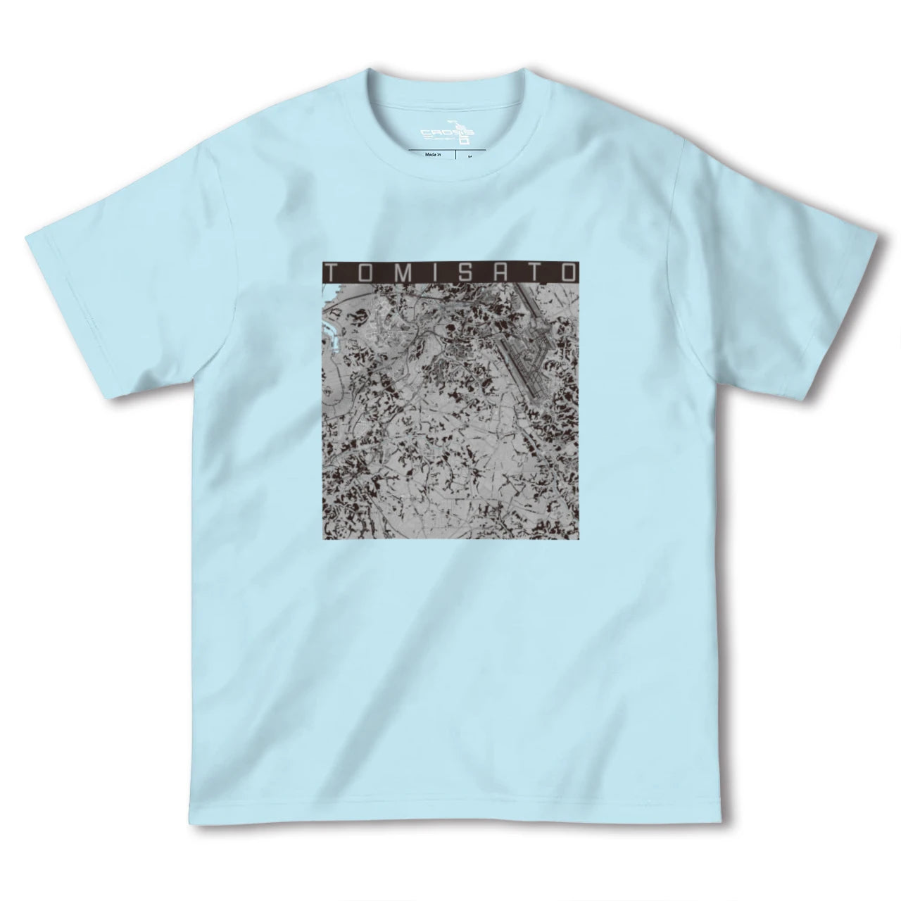 【富里(千葉県)】地図柄ヘビーウェイトTシャツ