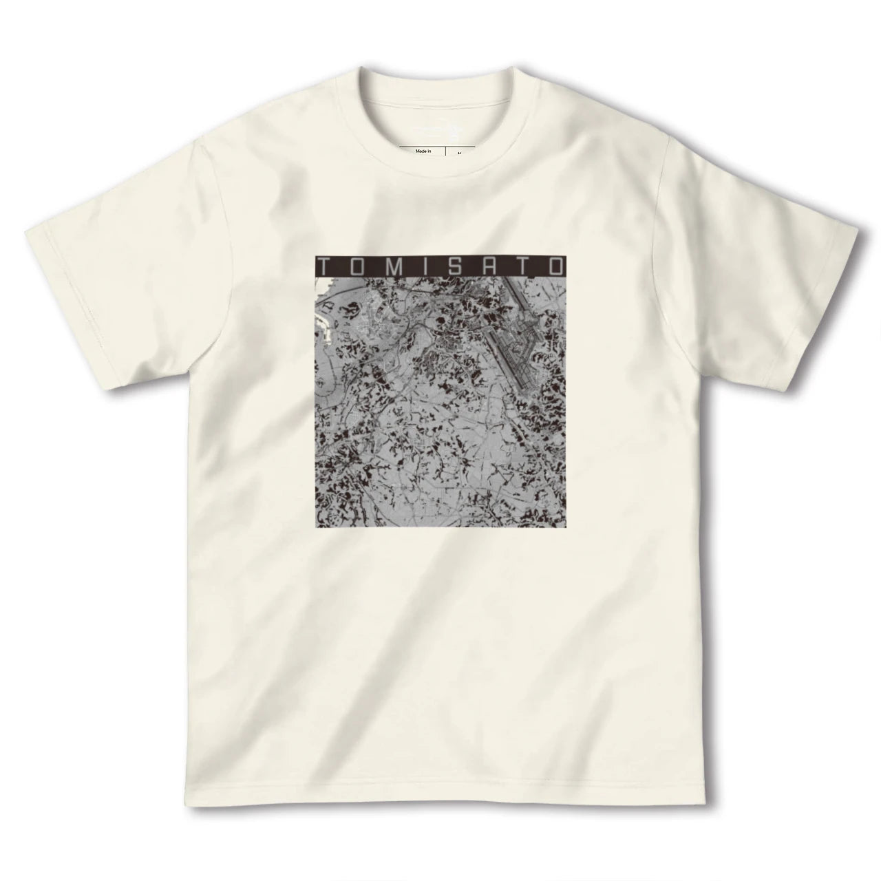 【富里(千葉県)】地図柄ヘビーウェイトTシャツ