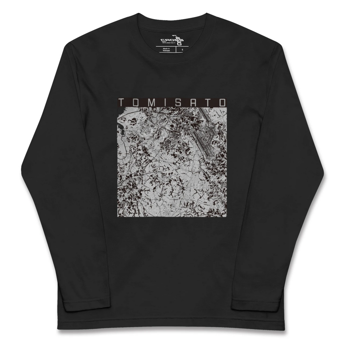 【富里(千葉県)】地図柄ロングスリーブTシャツ