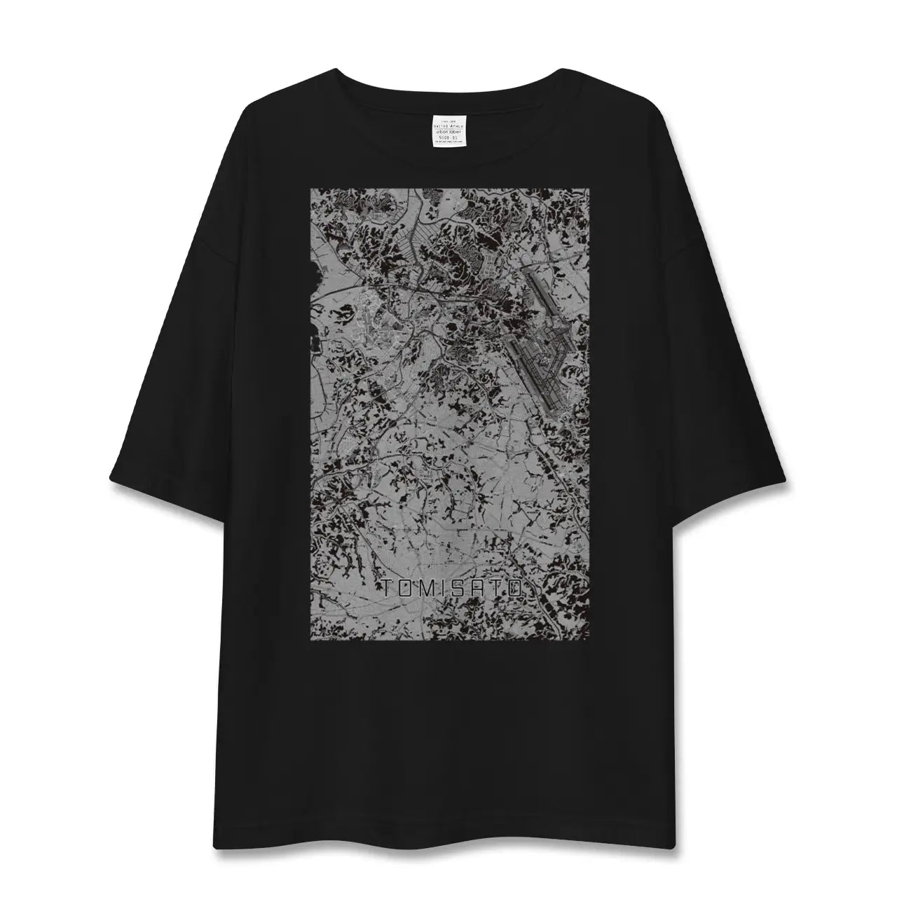 【富里(千葉県)】地図柄ビッグシルエットTシャツ