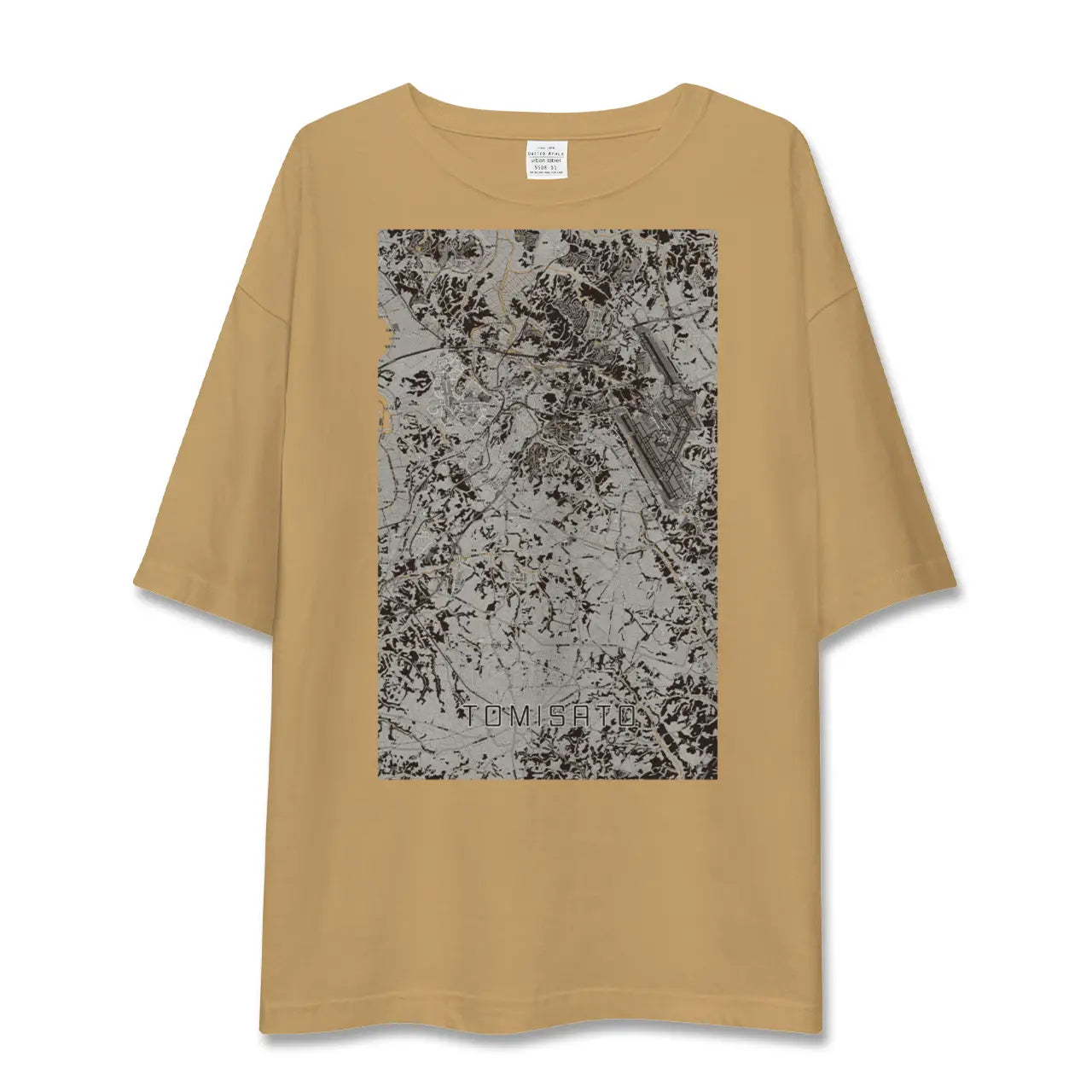 【富里(千葉県)】地図柄ビッグシルエットTシャツ