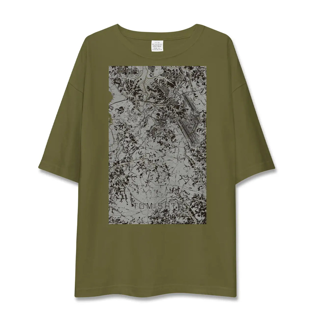 【富里(千葉県)】地図柄ビッグシルエットTシャツ