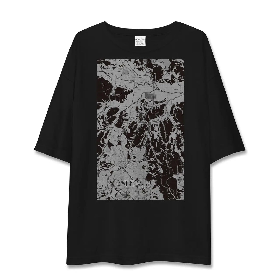 【富谷(宮城県)】地図柄ビッグシルエットTシャツ