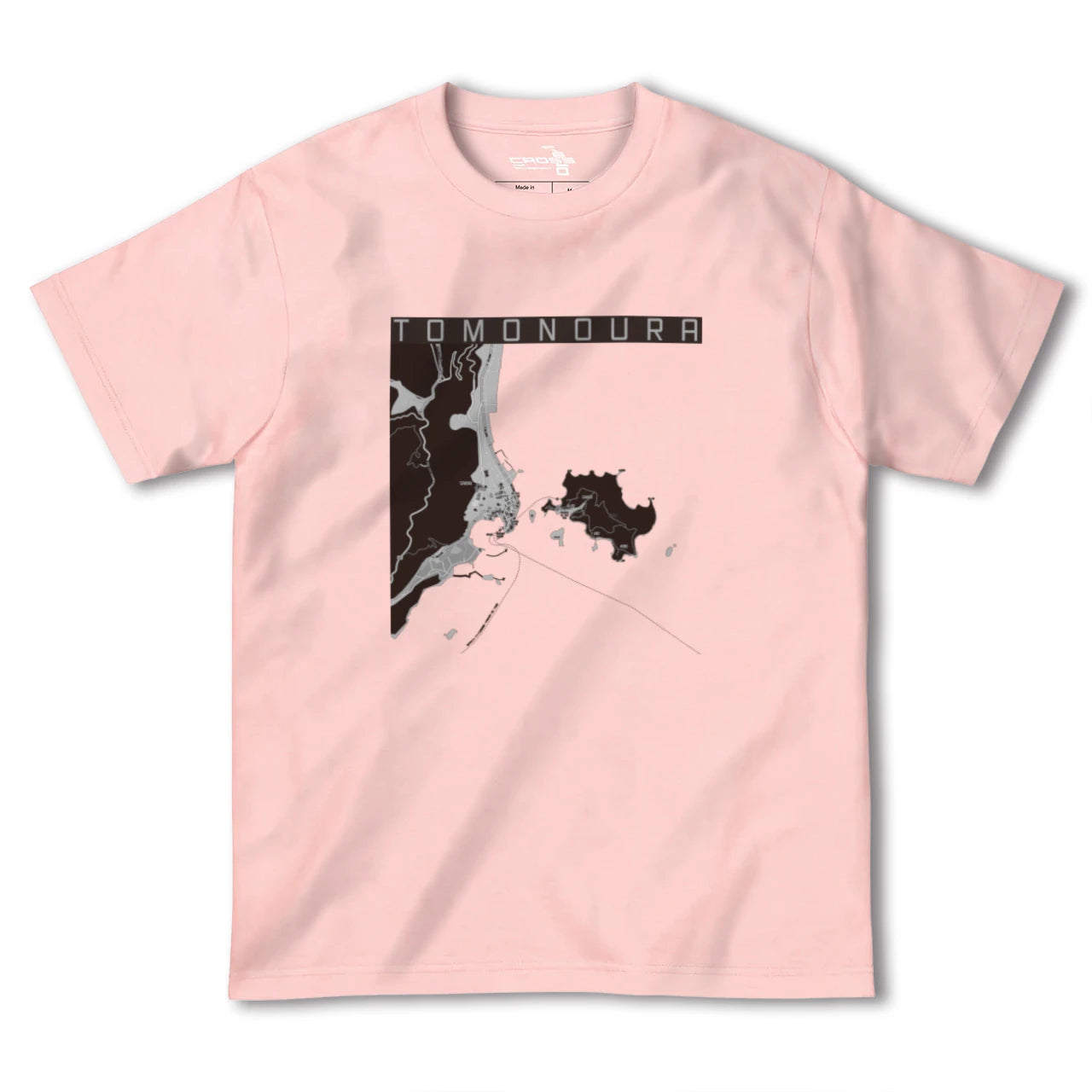 【鞆の浦(広島県)】地図柄ヘビーウェイトTシャツ