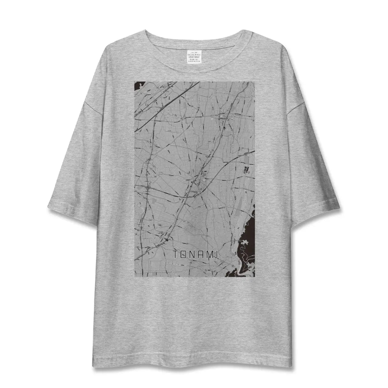 【砺波(富山県)】地図柄ビッグシルエットTシャツ