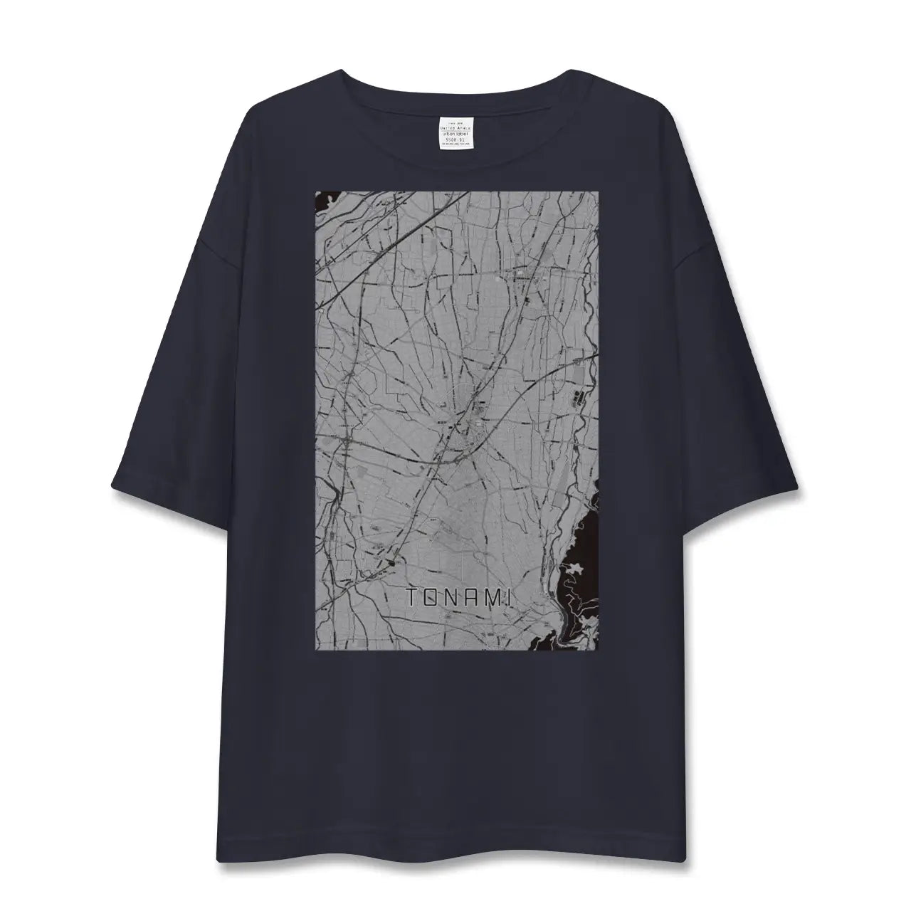 【砺波(富山県)】地図柄ビッグシルエットTシャツ