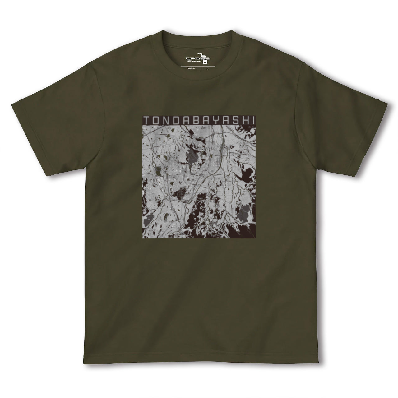 【富田林(大阪府)】地図柄ヘビーウェイトTシャツ