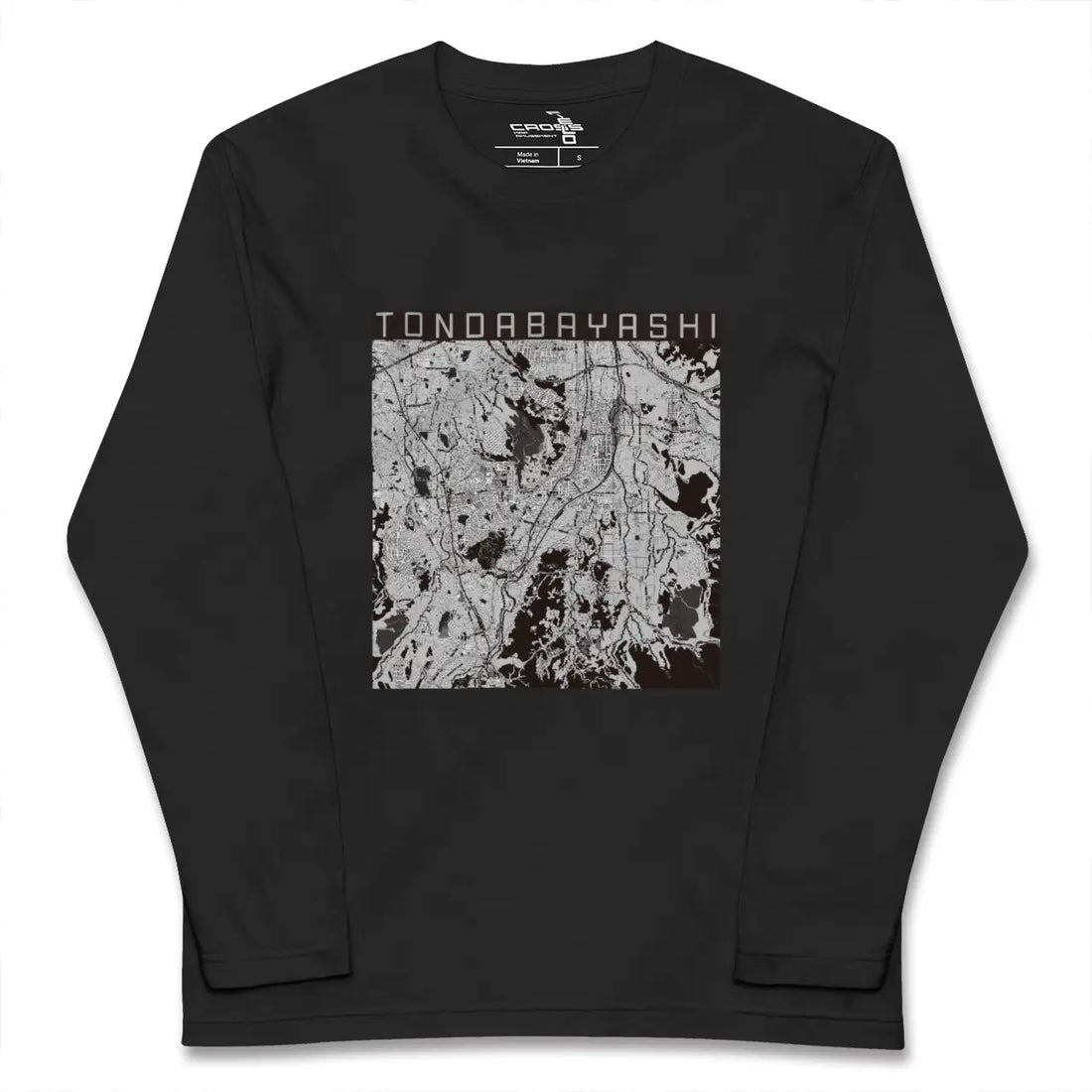 【富田林(大阪府)】地図柄ロングスリーブTシャツ