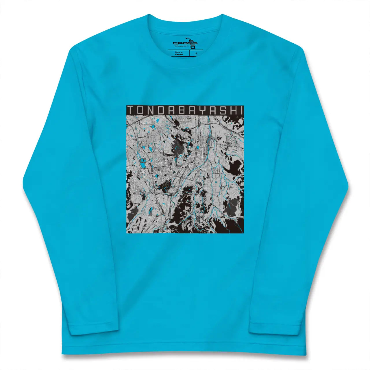 【富田林(大阪府)】地図柄ロングスリーブTシャツ