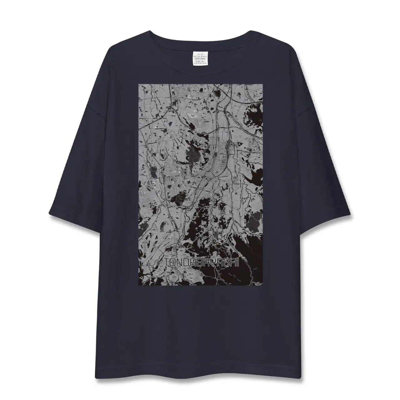 【富田林(大阪府)】地図柄ビッグシルエットTシャツ