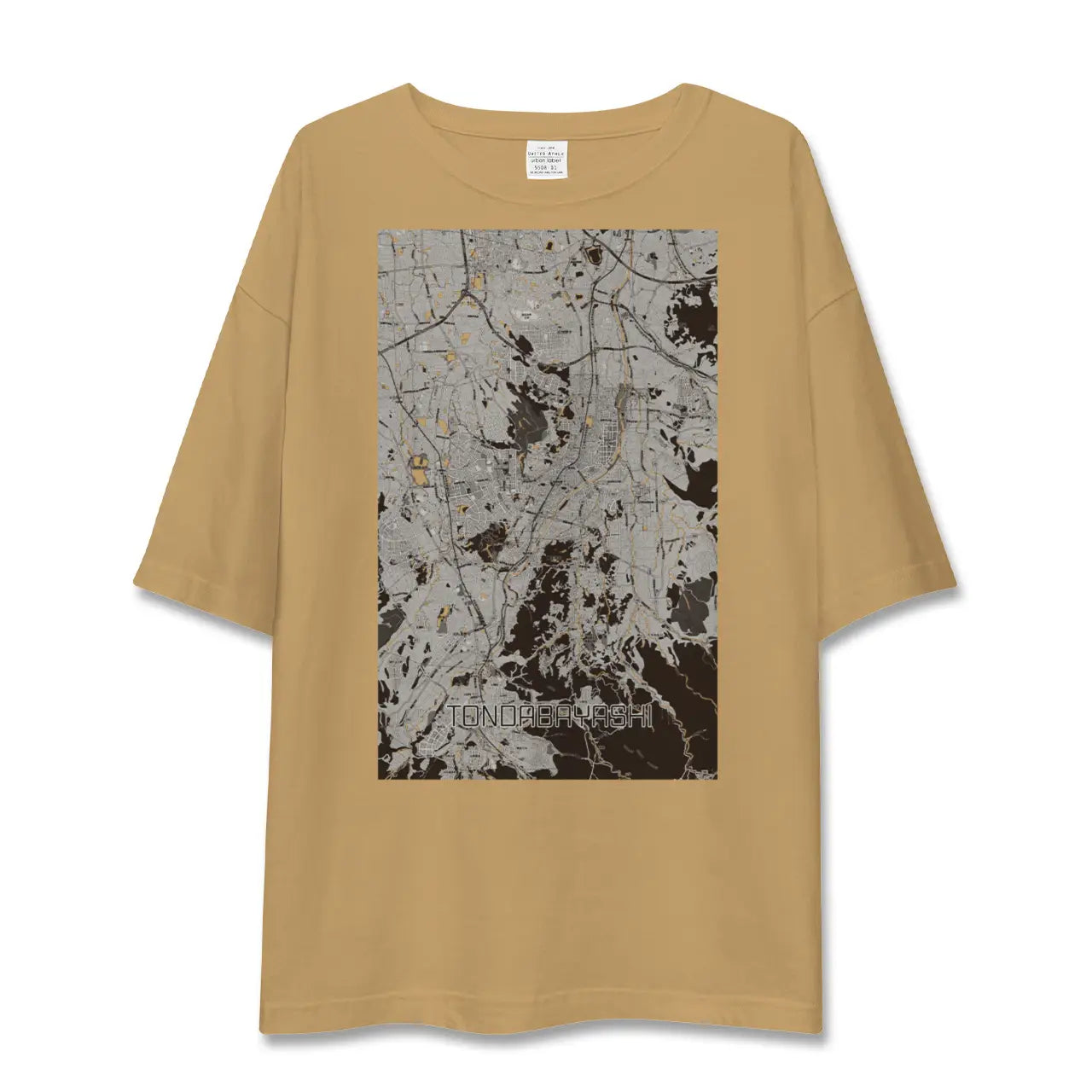【富田林(大阪府)】地図柄ビッグシルエットTシャツ