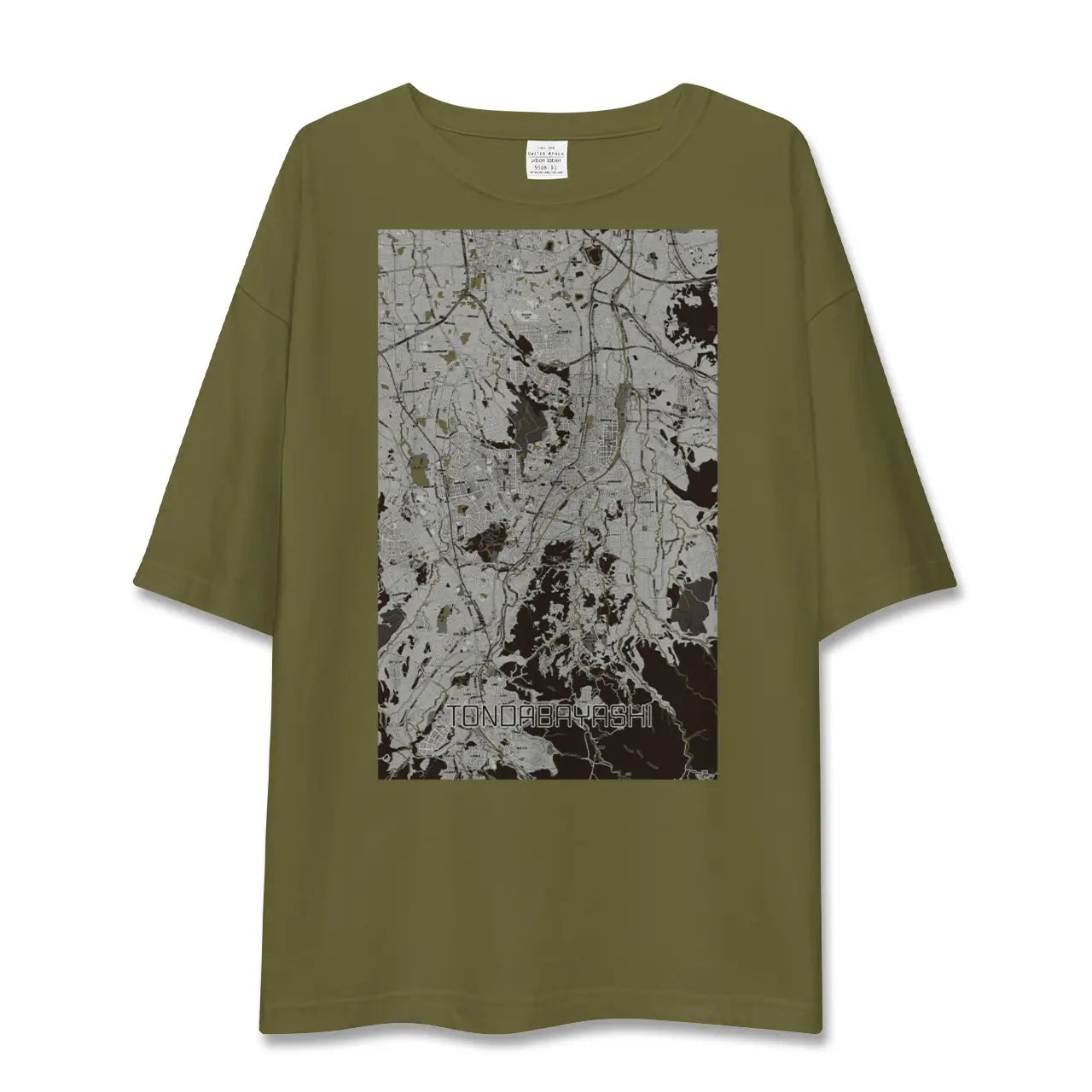 【富田林(大阪府)】地図柄ビッグシルエットTシャツ